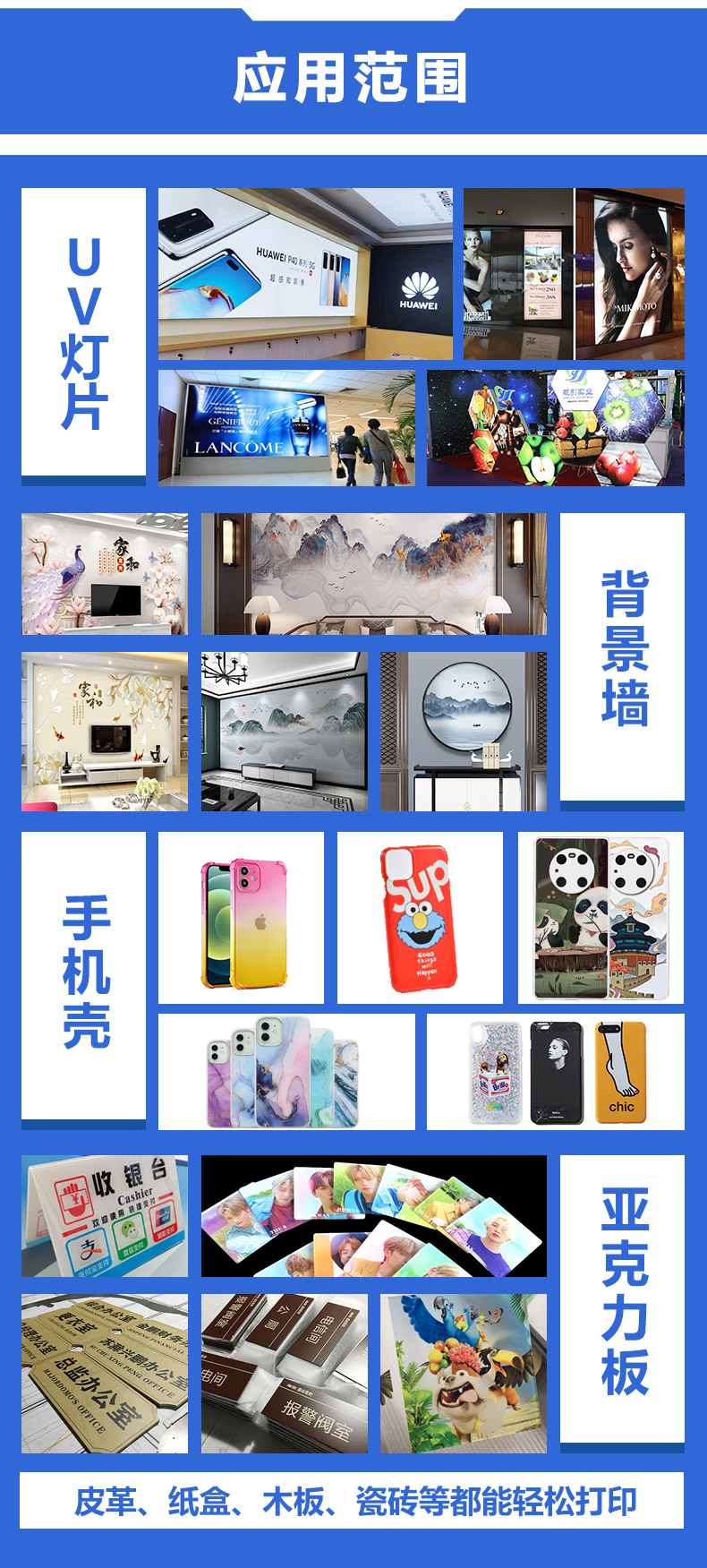 UV網(wǎng)帶機應用領域